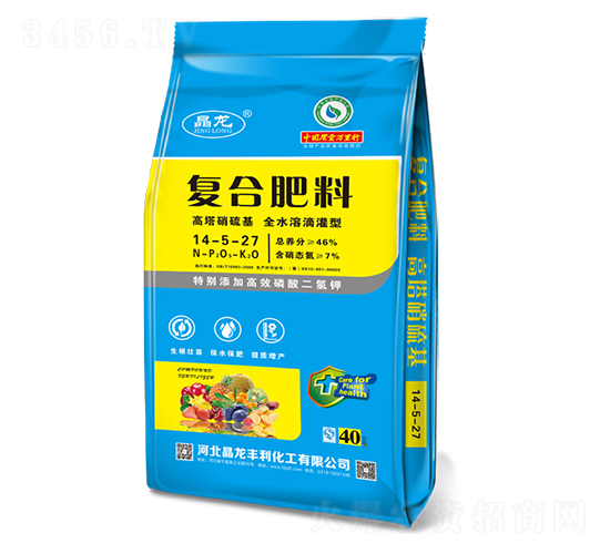 高塔硝硫基復(fù)合肥料14-5-27-晶龍