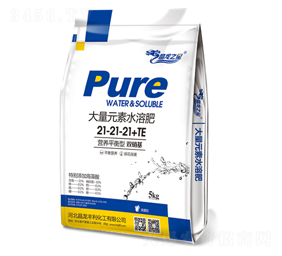 大量元素水溶肥21-21-21+TE-晶龍