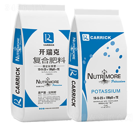 穩(wěn)定長(zhǎng)效型復(fù)合肥料15-5-25+1MgO+TE-開瑞克-一農(nóng)農(nóng)業(yè)
