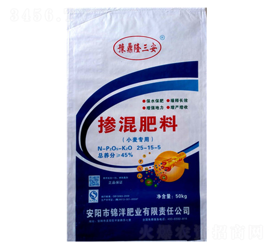 小麥專用摻混肥料22-15-5-錦洋肥業(yè)