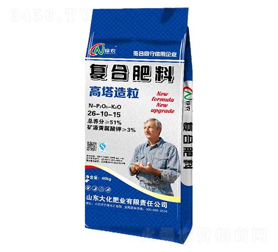 高塔造粒復(fù)合肥料26-10-15-大化肥業(yè)