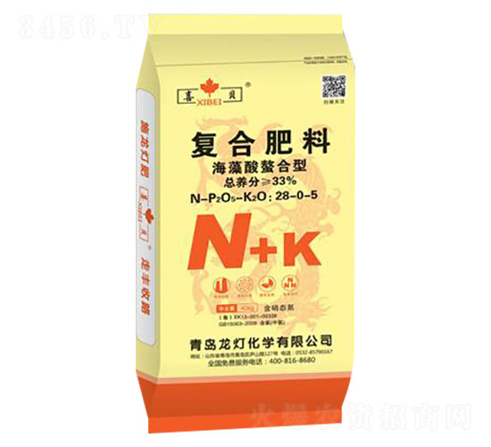 海藻螯合型復(fù)合肥料28-0-5-芬美-龍燈