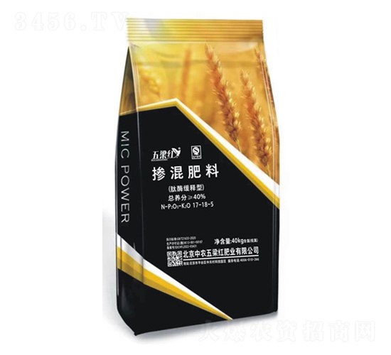 肽酶緩釋型摻混肥料17-18-5-五梁紅