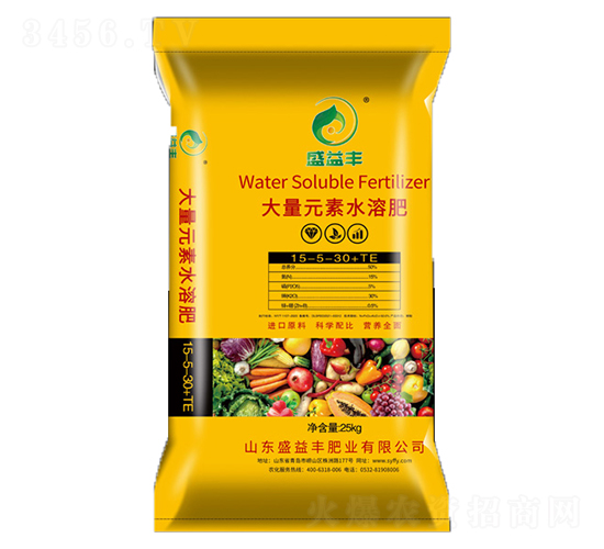 大量元素水溶肥15-5-30+TE-盛益豐