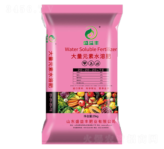 大量元素水溶肥20-20-20+TE-盛益豐