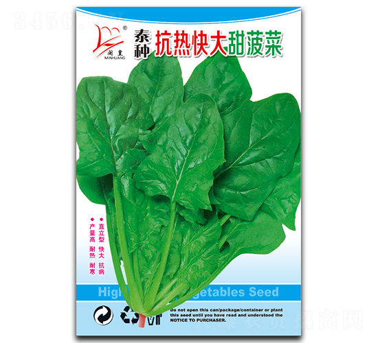 泰種抗熱快大甜菠菜-菠菜種子-閩皇種業(yè)