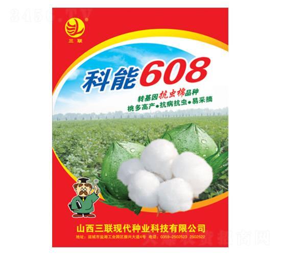 科能608-棉花種子-三聯(lián)
