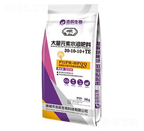 高氮大量元素水溶肥料30-10-10+TE-浩辰生物