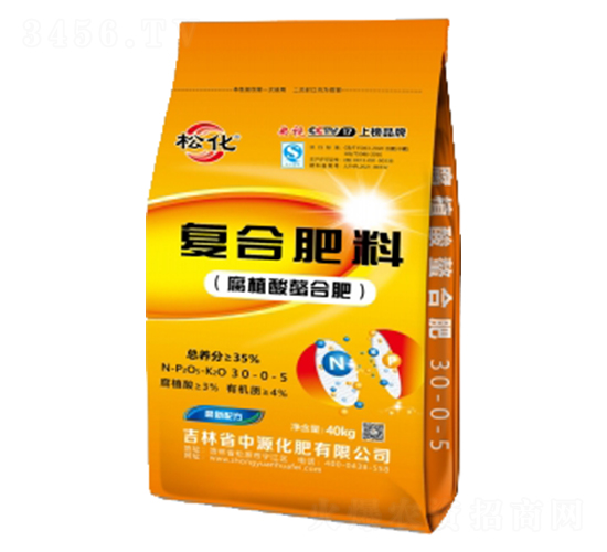 腐植酸螯合復合肥料-30-0-5-中源化肥