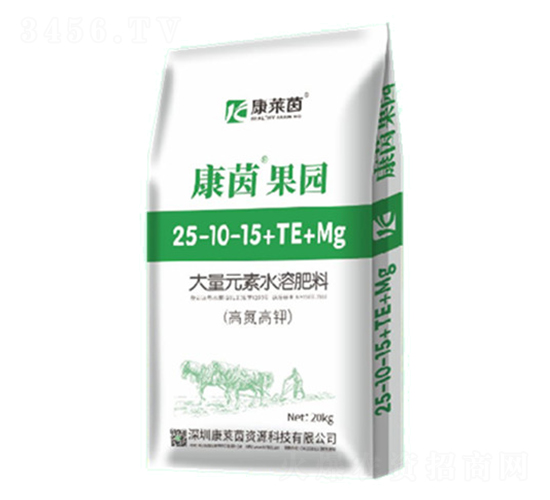 高氮高鉀型大量元素水溶肥料25-10-15+TE+Mg-康茵果園-康萊茵