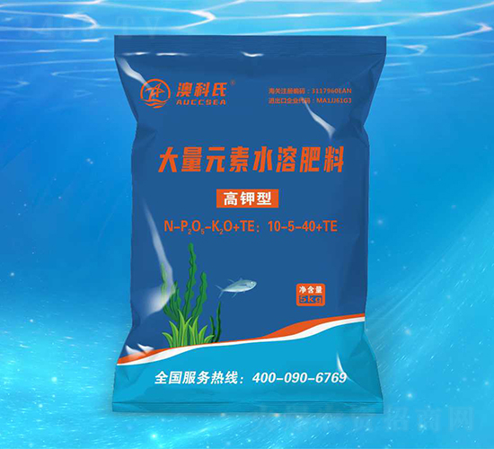 高鉀型大量元素水溶肥料10-5-40+TE-澳科氏