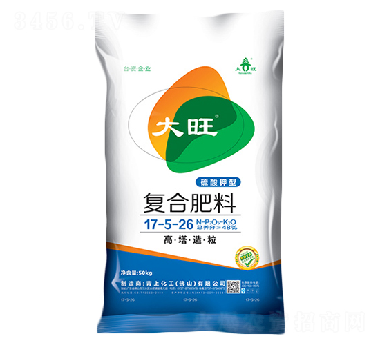 硫酸鉀型復(fù)合肥料17-5-26-大旺-青上化工