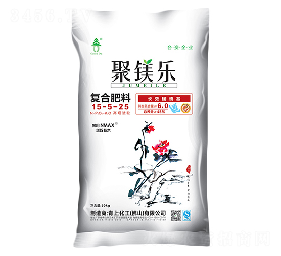 長(zhǎng)效硝硫基復(fù)合肥料15-5-25-聚鎂樂-青上化工