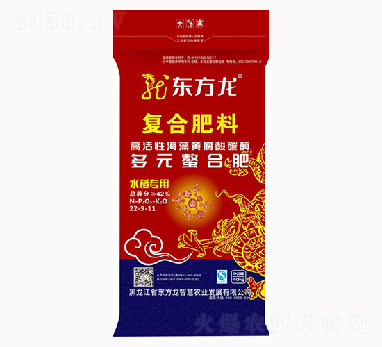 水稻專用多元螯合復(fù)合肥料22-9-11-東方龍