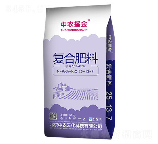 復合肥料25-13-7-中農(nóng)播金-美諾爾