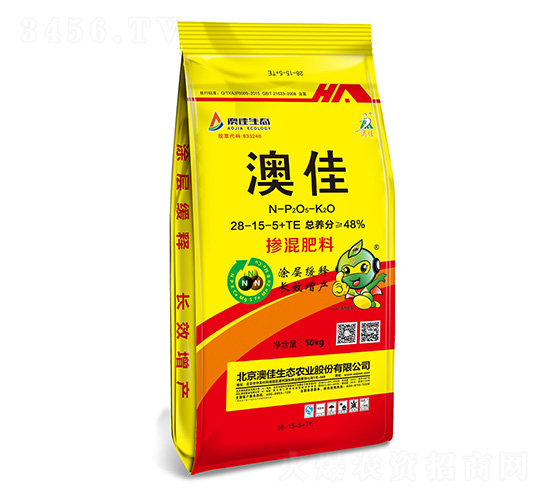 50kg摻混肥料28-15-5+TE-澳佳生態(tài)