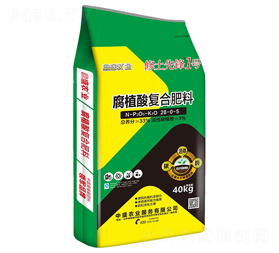 腐植酸復(fù)合肥料28-0-5-修土先鋒1號(hào)-中盛農(nóng)業(yè)