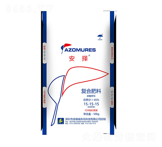 硫酸鉀型復(fù)合肥料15-15-15-安擇-龍宇軒禾農(nóng)業(yè)