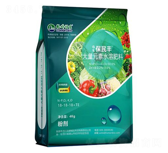 大量元素水溶肥料18-18-18+TE-福生·保民豐-龍蟒福生
