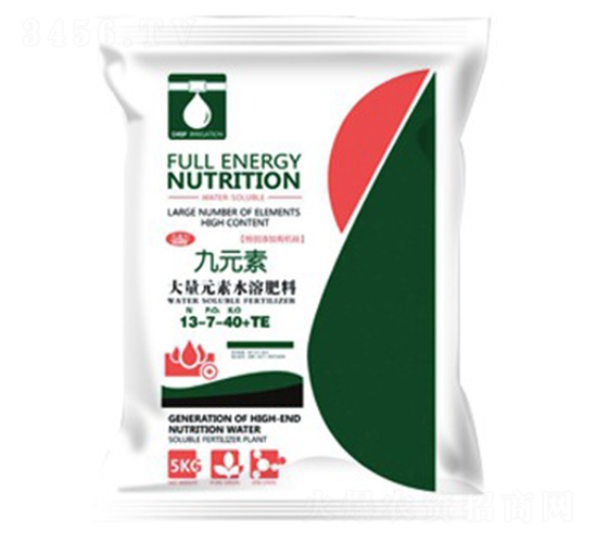 大量元素水溶肥13-7-40+TE-九元素-沃迪久