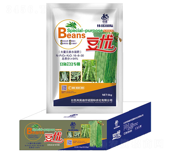 豆角蕓豆專(zhuān)用大量元素水溶肥16-8-30-豆優(yōu)-康博肥業(yè)