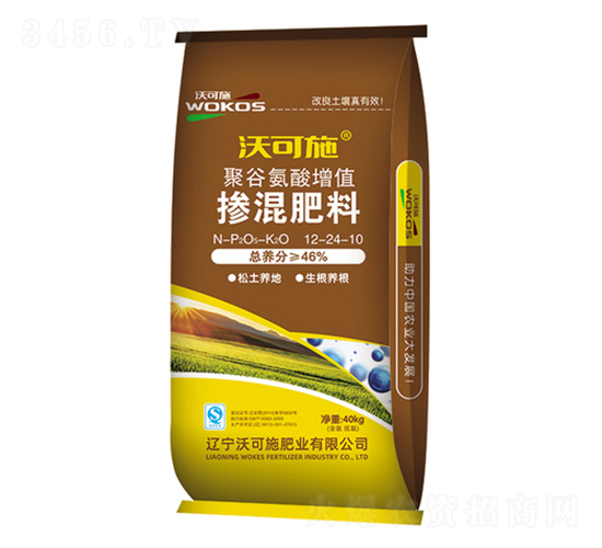 聚谷氨酸增值摻混肥料12-24-10-沃可施