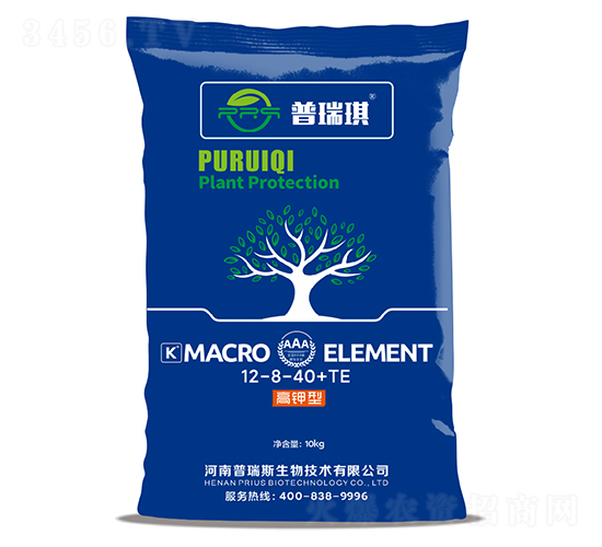 大量元素水溶肥料12-8-40+TE-普瑞琪