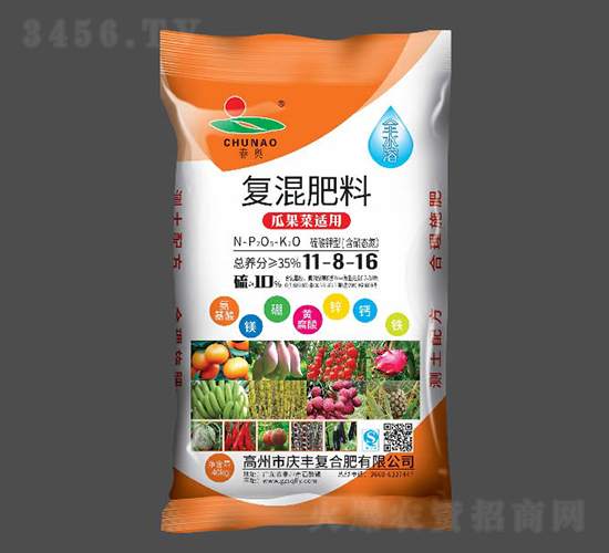 瓜果菜適用復(fù)混肥料11-8-16-春奧-慶豐