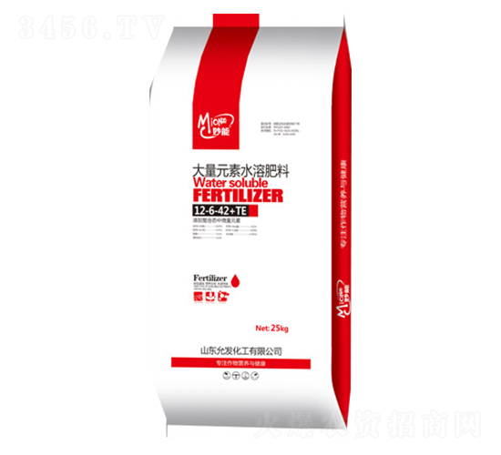 大量元素水溶肥料12-6-42+TE-妙能生物