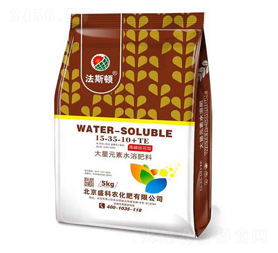 大量元素水溶肥料15-35-10+TE-盛科農