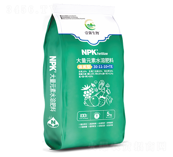 高氮型大量元素水溶肥料30-11-10+TE-季季旺生物-壹馨生物