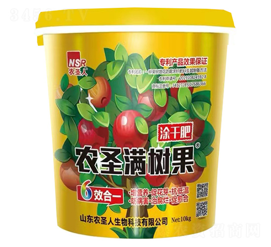 10kg涂干肥-農(nóng)圣滿(mǎn)樹(shù)果-農(nóng)圣人