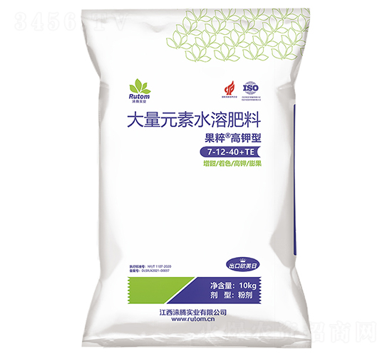 高鉀型大量元素水溶肥料7-12-40+TE-果粹-淶騰