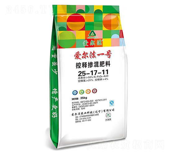 控釋摻混肥料25-17-11-愛爾法一號(hào)-愛爾法