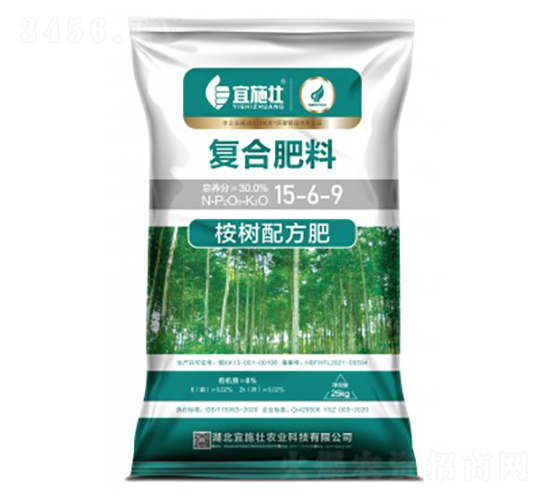 30%桉樹配方復(fù)合肥料15-6-9-宜施壯