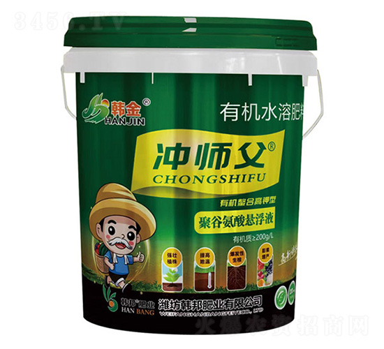 有機(jī)螯合高鉀型聚谷氨酸懸浮液-沖師父-韓金-韓邦肥業(yè)