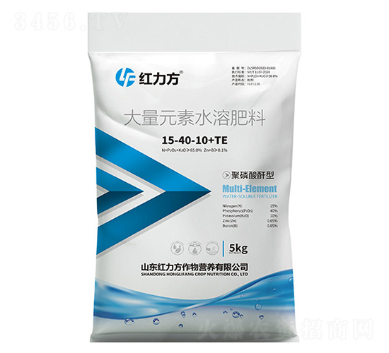 聚磷酸酐型大量元素水溶肥料15-40-10+TE-紅力方