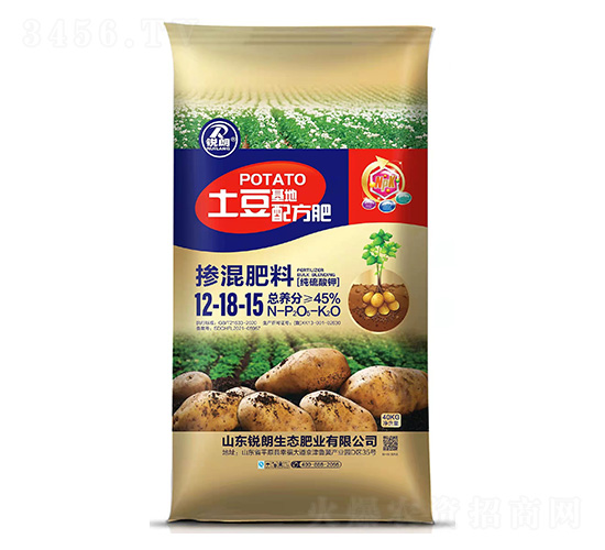 土豆基地配方肥控釋摻混肥料12-18-15-銳朗