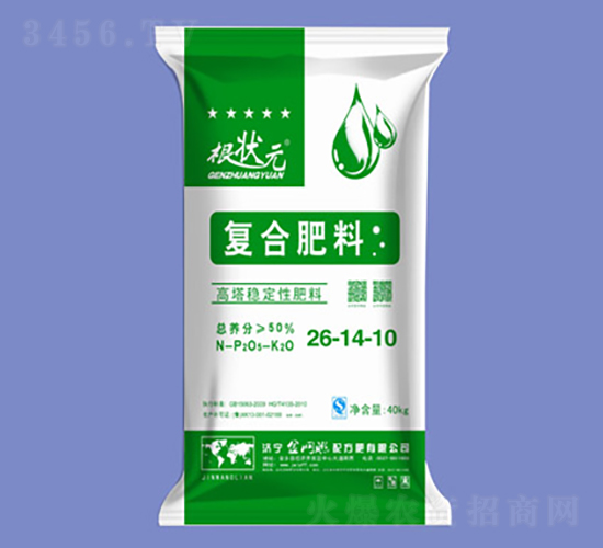 復混肥料26-14-10-根狀元-地三奇