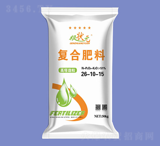 高塔造粒復合肥料26-10-15-根狀元-地三奇