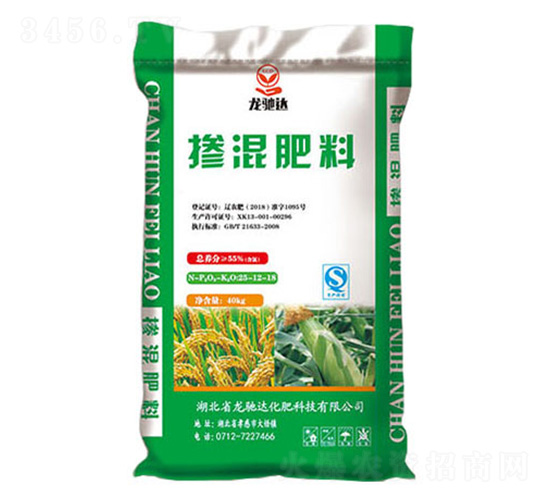 摻混肥料25-12-18-龍馳達-益豐