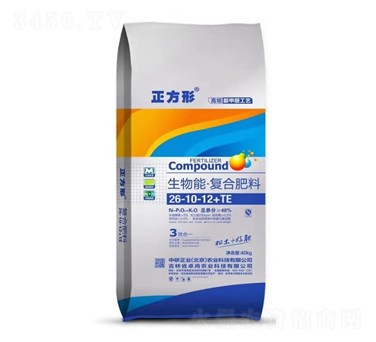 生物能·復(fù)合肥料26-10-12+TE-正方形-卓尚農(nóng)業(yè)