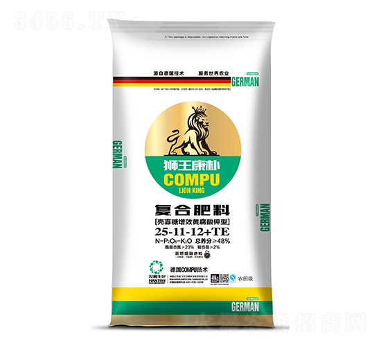 殼寡糖增效黃腐酸鉀型復(fù)合肥料25-11-12+TE-獅王康樸-卓尚農(nóng)業(yè)