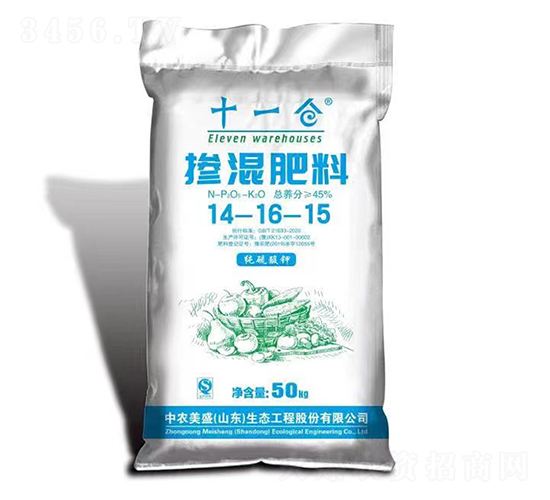 摻混肥料14-16-15-十一倉-中農(nóng)美盛