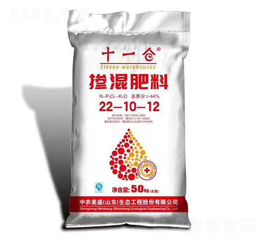摻混肥料22-10-12-十一倉-中農(nóng)美盛