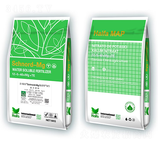 ��ɫ�к���⛌�ԭ�b�M(j��n)��Schnord-Mgʩ�Z��3̖12-5-40+Mg+TE-�������Q(m��o)