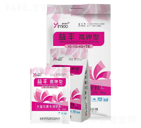 高鉀型大量元素水溶肥料10-10-40+TE-益妙螯合