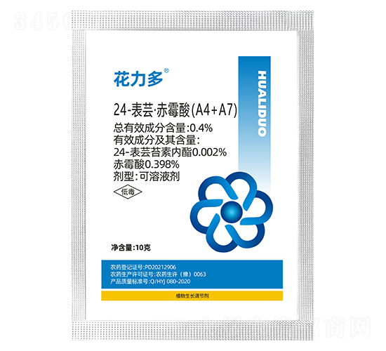 24-表蕓·赤霉酸（A4+A7）10g-花力多-農(nóng)達(dá)生化