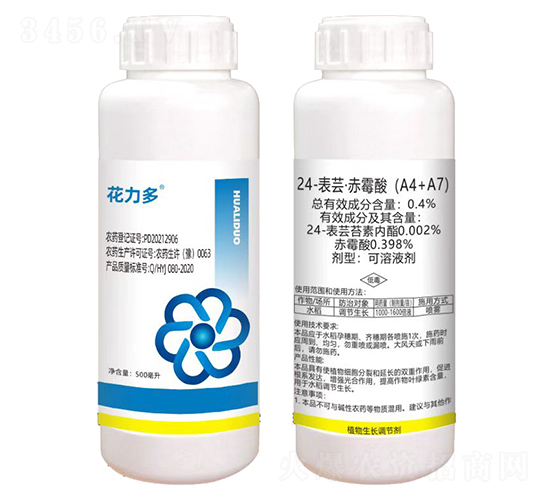 24-表蕓·赤霉酸（A4+A7）500ml-花力多-農(nóng)達(dá)生化