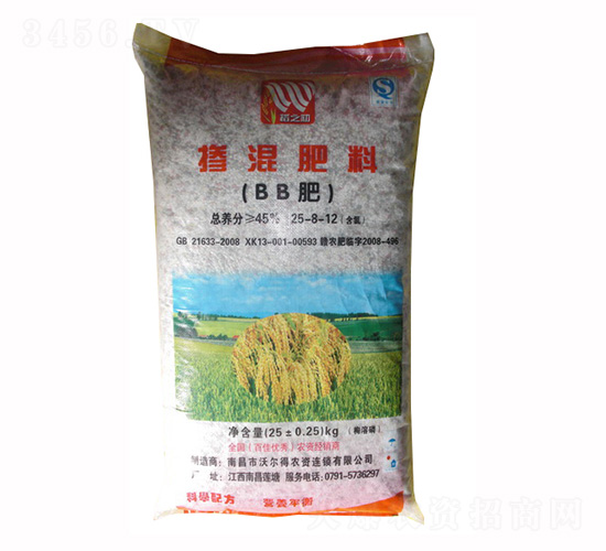 摻混肥料25-8-12-稻之初-沃爾得